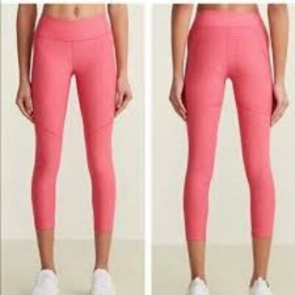 Outdoor Voices 3/4 Length Warm Up Leggings Flamingo Pink Medium